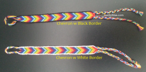 Friend Ship Bracelets-Matching Chakra CHEVRON With Border3 - AuntyNise.com