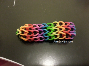 Triple-Single RBL Bracelets (Rainbow Colour) - SIDE - AuntyNise.com