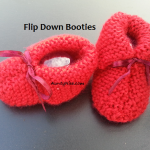 Flip-Down Booties RED - AuntyNise.com